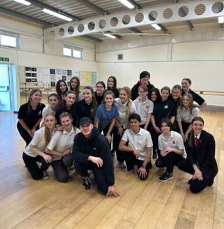 Alumni Returns to the Boswells School!!